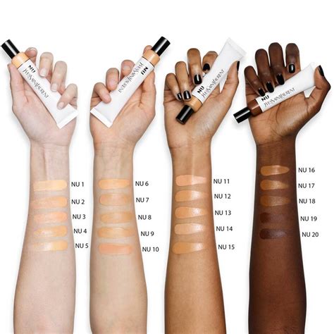 ysl tinted moisturizer shades|ysl nu bare look tint.